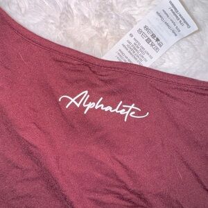 Alphalete red top brand new with tags